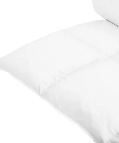 Beliani Couette En Coton Ciré Blanc 220x200cm -Boutique Maisons du Monde couette en coton cire blanc 220x200cm 3