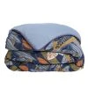 BLEU CALIN Couette Imprimée 140x200cm 350g/m2 Utilisation Sans Housse -Boutique Maisons du Monde couette imprimee 140x200cm 350g m2 utilisation sans housse