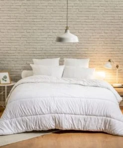 BLEU CALIN Couette Légère 140x200cm COTON BAMBOO PRINTEMPS ÉTÉ -Boutique Maisons du Monde couette legere 140x200cm coton bamboo printemps ete 1