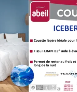 Abeil Couette Légère 240 X 260 Cm Polyester Feran Ice® Blanc 10 Abeil Couette Légère 240 X 260 Cm Polyester Feran Ice® Blanc -Boutique Maisons du Monde couette legere 240 x 260 cm polyester feran ice blanc 3