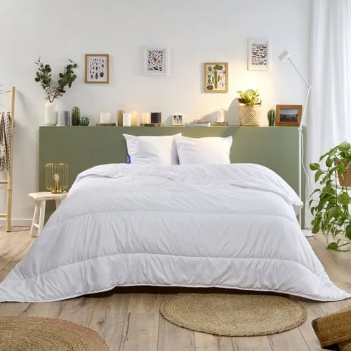 BLEU CALIN Couette Légère Coton Bio 200x200cm 200gr/m2 4 BLEU CALIN Couette Légère Coton Bio 200x200cm 200gr/m2 – Image 2