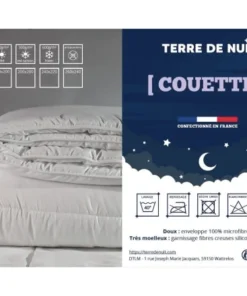 Terre De Nuit Couette Mi-saison Tempérée 300g 140x200 -Boutique Maisons du Monde couette mi saison temperee 300g 140x200 3