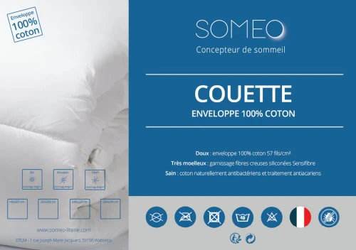 Someo Couette Misaison Antiacariens 400g 260x240 5 Someo Couette Misaison Antiacariens 400g 260x240 – Image 3