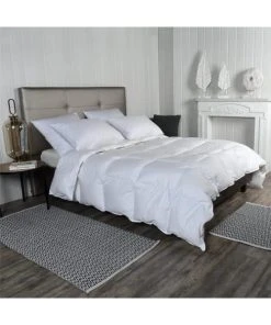 Sensei Maison Couette Naturelle CHAUDE 40% Duvet 140x200 Cm -Boutique Maisons du Monde couette naturelle chaude 40 duvet 140x200 cm 4