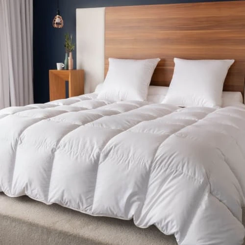 Castex Couette Naturelle Chaude En Duvet Et Coton Bio 140x200 Cm 4 Castex Couette Naturelle Chaude En Duvet Et Coton Bio 140x200 Cm – Image 2