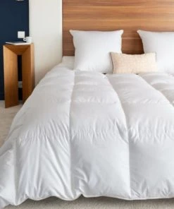 Castex Couette Naturelle Chaude En Duvet Et Coton Bio King Size 300x250 Cm -Boutique Maisons du Monde couette naturelle chaude en duvet et coton bio king size 300x250 cm 1