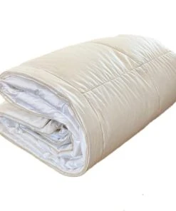 Castex Couette Naturelle Fine En Duvet Et Coton Bio 240x220 Cm