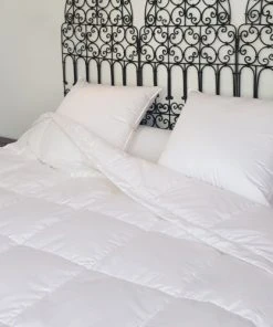 Castex Couette Naturelle Fine En Duvet Et Coton Bio 260x240 Cm -Boutique Maisons du Monde couette naturelle fine en duvet et coton bio 260x240 cm 2