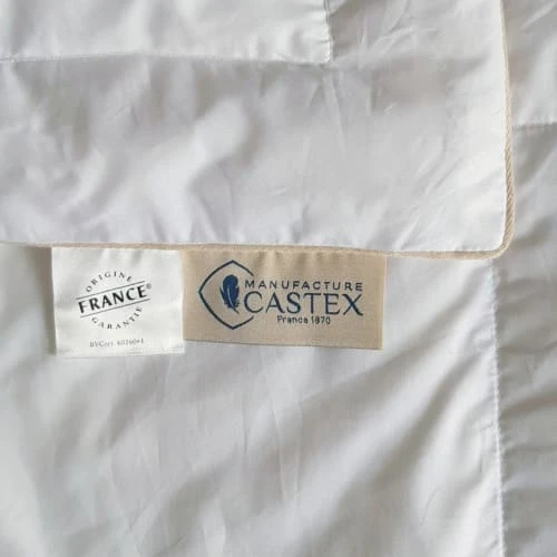 Castex Couette Naturelle Fine En Duvet Et Coton Bio King Size 280x240 Cm 6 Castex Couette Naturelle Fine En Duvet Et Coton Bio King Size 280x240 Cm – Image 4