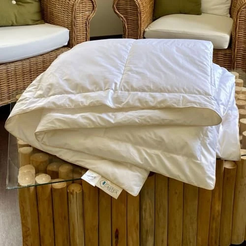 Castex Couette Naturelle Fine En Duvet Et Coton Bio King Size 280x240 Cm 7 Castex Couette Naturelle Fine En Duvet Et Coton Bio King Size 280x240 Cm – Image 5