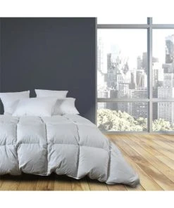 Sensei Maison Couette Naturelle LEGERE 90% Duvet 200x200 Cm -Boutique Maisons du Monde couette naturelle legere 90 duvet 200x200 cm 4