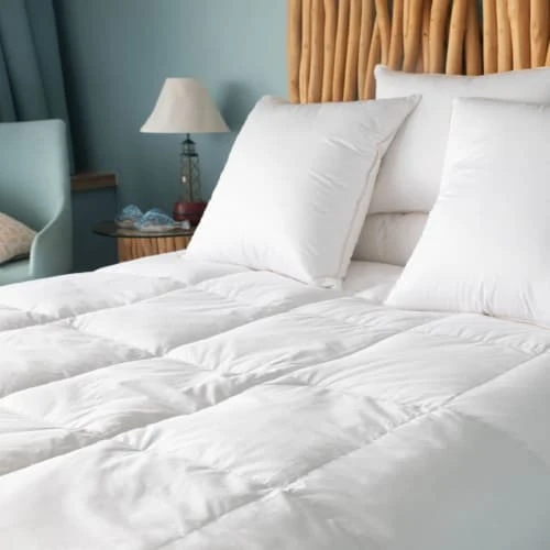 Castex Couette Naturelle Légère En Duvet Et Coton Bio King Size 280x240 Cm 5 Castex Couette Naturelle Légère En Duvet Et Coton Bio King Size 280x240 Cm – Image 3