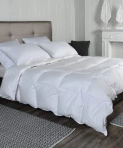 Sensei Maison Couette Naturelle TEMPEREE 50% Duvet 200x200 Cm -Boutique Maisons du Monde couette naturelle temperee 50 duvet 200x200 cm 2