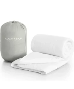 Couette Polyester Effet Duvet 240x220 Cm Blanc NAF NAF 300 Gr/m2 -Boutique Maisons du Monde couette polyester effet duvet 240x220 cm blanc naf naf 300 gr m2 2