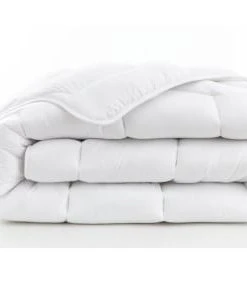 Abeil Couette Tempérée 140 X 200 Cm Coton Blanc