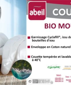 Abeil Couette Tempérée 140 X 200 Cm Coton Blanc -Boutique Maisons du Monde couette temperee 140 x 200 cm coton blanc 3