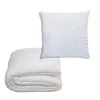Idliterie Couette Tempérée 140x200 Oreiller 100% Polyester 60x60 Pour Lit 90x190