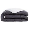 Abeil Couette Tempérée 220 X 240 Cm Polyester Bicolore Gris Et Blanc -Boutique Maisons du Monde couette temperee 220 x 240 cm polyester bicolore gris et blanc