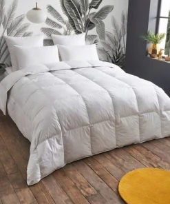 WAKE ME GREEN Couette TEMPÉRÉE 30% Duvet - Coton 200x200 Cm -Boutique Maisons du Monde couette temperee 30 duvet coton 200x200 cm 1