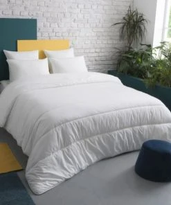 WAKE ME GREEN Couette TEMPÉRÉE Gonflant Durable - Coton Bio 200x200 Cm -Boutique Maisons du Monde couette temperee gonflant durable coton bio 200x200 cm 1