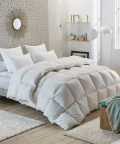 DODO Couette Tradition CHAUDE - 50% Duvet De Canard 220x240 Cm -Boutique Maisons du Monde couette tradition chaude 50 duvet de canard 220x240 cm 1