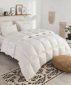 DODO Couette Tradition LEGERE - 70% Duvet D'Oie 200x200 Cm -Boutique Maisons du Monde couette tradition legere 70 duvet d oie 200x200 cm 1