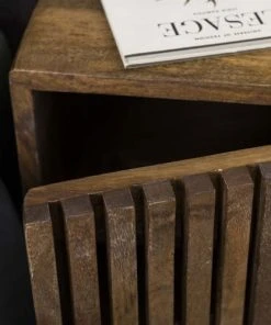 Vivabita Ensemble De 2 Chevets Industriels En Manguier Massif -Boutique Maisons du Monde ensemble de 2 chevets industriels en manguier massif 3