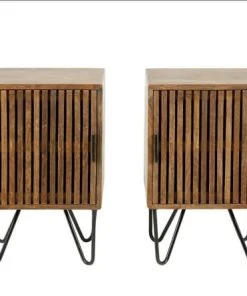 Mathi Design Ensemble De Chevets En Bois