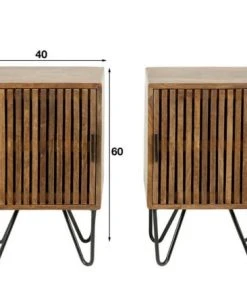 Mathi Design Ensemble De Chevets En Bois -Boutique Maisons du Monde ensemble de chevets en bois 3