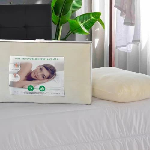 Bellecour Lot De 2 Oreillers 30x50 Mémoire De Forme S 4 Bellecour Lot De 2 Oreillers 30x50 Mémoire De Forme S – Image 2