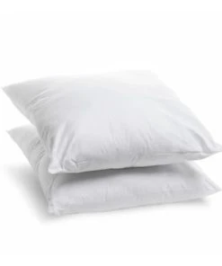 BLEU CALIN Lot De 2 Oreillers 60x60cm Lavable à 95° Moelleux