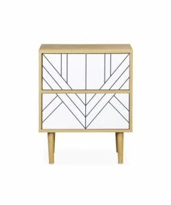 Alice's Garden Lot De 2 Tables De Chevet Décor Et Bois Blanc 12 Alice's Garden Lot De 2 Tables De Chevet Décor Et Bois Blanc -Boutique Maisons du Monde lot de 2 tables de chevet decor et bois blanc 4