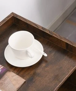 HOMCOM Lot De 2 Tables De Chevet Style Industriel -Boutique Maisons du Monde lot de 2 tables de chevet style industriel 5