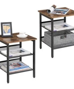 RED DECO Lot De 2 Tables De Chevets Médium MDF Marron H50.8CM -Boutique Maisons du Monde lot de 2 tables de chevets medium mdf marron h50 8cm 3