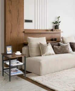 RED DECO Lot De 2 Tables De Chevets Médium MDF Marron H50.8CM -Boutique Maisons du Monde lot de 2 tables de chevets medium mdf marron h50 8cm 4