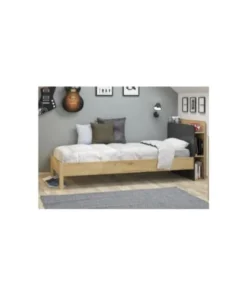 Meubletmoi Option étagères De Tête De Lit Pour Lit 90 Cm Enfant Ado -Boutique Maisons du Monde option etageres de tete de lit pour lit 90 cm enfant ado 2