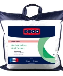 DODO Oreiller Acti Protect MEDIUM 65x65 Cm -Boutique Maisons du Monde oreiller acti protect medium 65x65 cm 2