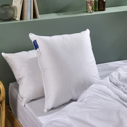 BLEU CALIN Oreiller Duvet Moelleux 50x70cm 90% DUVET DE CANARD 4 BLEU CALIN Oreiller Duvet Moelleux 50x70cm 90% DUVET DE CANARD – Image 2