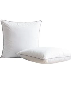 MPC Maison Oreiller Hôtel Luxe En Plume Blanc 65x65 Cm