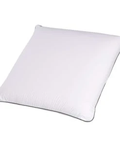 Someo Oreiller Latex Naturel Et Taie D'oreiller Percale 60x60