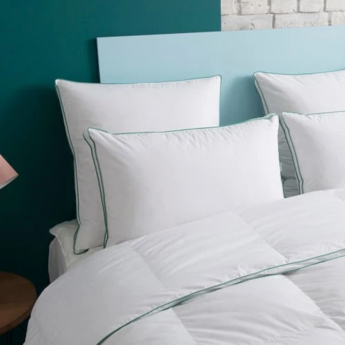 WAKE ME GREEN Oreiller MEDIUM 50% Duvet - Coton Bio 50x75 Cm 4 WAKE ME GREEN Oreiller MEDIUM 50% Duvet - Coton Bio 50x75 Cm – Image 2