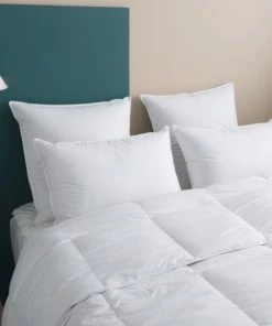 WAKE ME GREEN Oreiller MEDIUM 70% Duvet - Coton 50x75 Cm -Boutique Maisons du Monde oreiller medium 70 duvet coton 50x75 cm 4