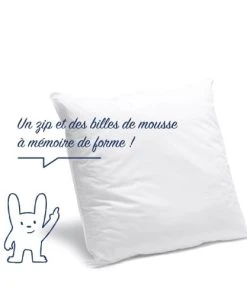 BLEU CALIN Oreiller Mémoire De Forme Mixte 65x65cm -Boutique Maisons du Monde oreiller memoire de forme mixte 65x65cm 2