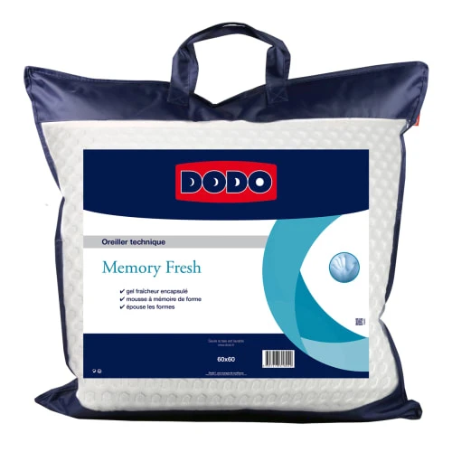 DODO Oreiller Memory Fresh 60x60 Cm 5 DODO Oreiller Memory Fresh 60x60 Cm – Image 3