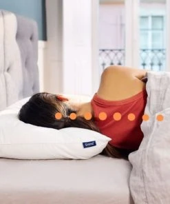 Emma Matelas Oreiller Microfibre Emma Nuage 50x70 -Boutique Maisons du Monde oreiller microfibre emma nuage 50x70 4