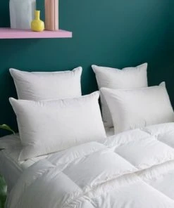 WAKE ME GREEN Oreiller MOELLEUX 80% Duvet - Coton 50x75 Cm -Boutique Maisons du Monde oreiller moelleux 80 duvet coton 50x75 cm 4
