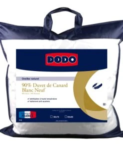 DODO Oreiller Naturel 90% Duvet De Canard 50x75 Cm -Boutique Maisons du Monde oreiller naturel 90 duvet de canard 50x75 cm 2