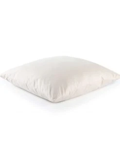 Pilimpi Oreiller Naturel Ferme Coton Bio - 100% LAINE VIERGE-60 X 60 Cm