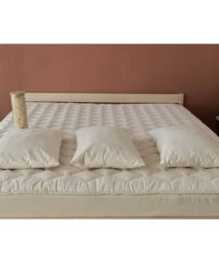 Pilimpi Oreiller Naturel Plat Coton Bio - 100% LAINE VIERGE-60 X 40 Cm -Boutique Maisons du Monde oreiller naturel plat coton bio 100 laine vierge 60 x 40 cm 3