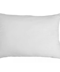 Toison D'or Oreiller Rectangle Aspect Gaufré Polyester Blanc 70 X 50